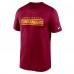 Футболка Washington Commanders Nike Legend Wordmark Performance - Burgundy