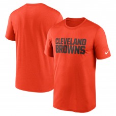 Футболка Cleveland Browns Nike Legend Wordmark Performance - Orange