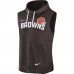 Майка с капюшоном Cleveland Browns Nike - Brown