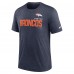 Футболка Denver Broncos Nike Team Tri-Blend - Heather Navy