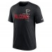 Футболка Atlanta Falcons Nike Team Tri-Blend - Heather Black