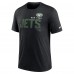 Футболка New York Jets Nike Team Tri-Blend - Heather Black