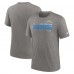 Футболка Los Angeles Chargers Nike Team Tri-Blend - Heather Charcoal