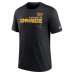 Футболка Washington Commanders Nike Team Tri-Blend - Heather Black