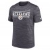 Pittsburgh Steelers Nike Anthracite Yardline Velocity Performance T-Shirt