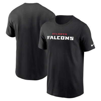 Футболка Atlanta Falcons Nike Black Team Wordmark Essential