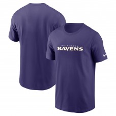 Футболка Baltimore Ravens Nike Purple Team Wordmark Essential