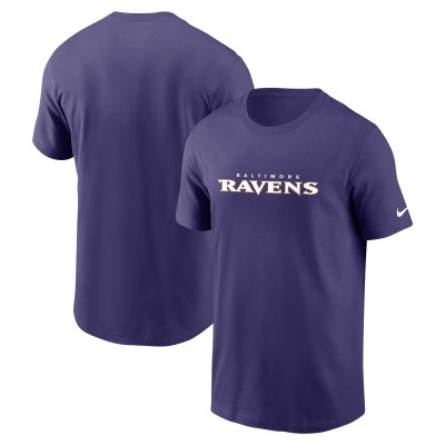 Футболка Baltimore Ravens Nike Purple Team Wordmark Essential