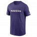 Футболка Baltimore Ravens Nike Purple Team Wordmark Essential