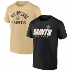 Набор из двух футболок New Orleans Saints Player Pack - Black/Gold