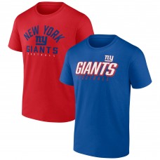 Набор из двух футболок New York Giants Player Pack - Royal/Red