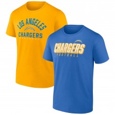 Набор из двух футболок Los Angeles Chargers Player Pack - Powder Blue/Gold