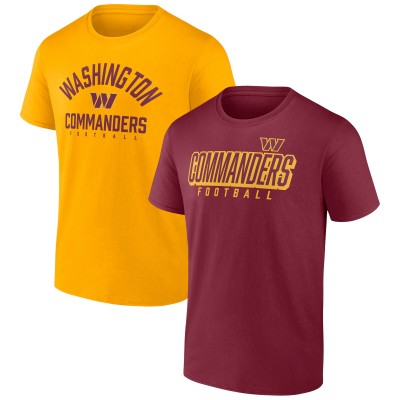 Две футболки Washington Commanders Player Pack - Burgundy/Gold