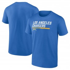 Футболка Los Angeles Chargers Stacked - Powder Blue
