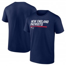 Футболка New England Patriots Stacked -  Navy