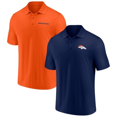 Две поло Denver Broncos Dueling - Navy/Orange