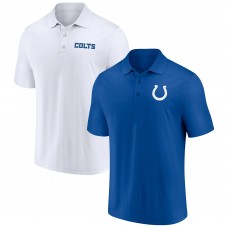 Поло Indianapolis Colts Dueling Two-Pack Set - Royal/White Поло Indianapolis Colts Dueling Two-Pack Set - Royal/White