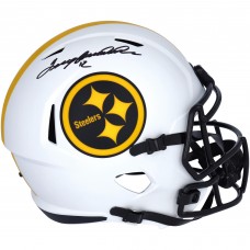 Autographed Pittsburgh Steelers Terry Bradshaw Fanatics Authentic Riddell Speed Lunar Eclipse Replica Helmet