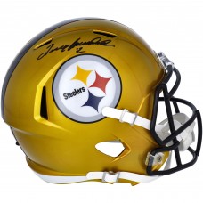Autographed Pittsburgh Steelers Terry Bradshaw Fanatics Authentic Riddell Flash Speed Replica Helmet