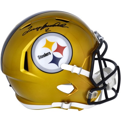 Autographed Pittsburgh Steelers Terry Bradshaw Fanatics Authentic Riddell Flash Speed Replica Helmet