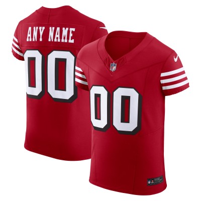 Именная джерси San Francisco 49ers Nike Scarlet Alternate Vapor F.U.S.E. Elite