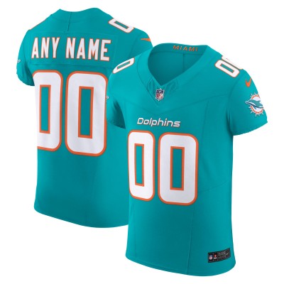 Miami Dolphins Nike Aqua Vapor F.U.S.E. Elite Custom Jersey