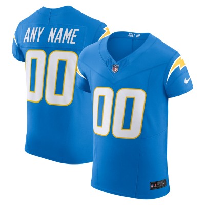 Именная игровая джерси Los Angeles Chargers Nike  Vapor F.U.S.E. Elite - Powder Blue