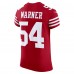San Francisco 49ers Fred Warner Nike Scarlet Vapor F.U.S.E. Elite Jersey