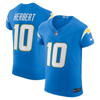 Игровая джерси Justin Herbert Los Angeles Chargers Nike  Vapor F.U.S.E. Elite - Powder Blue