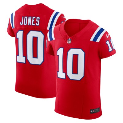 Игровая джерси Mac Jones New England Patriots Nike Alternate Vapor F.U.S.E. Elite - Red