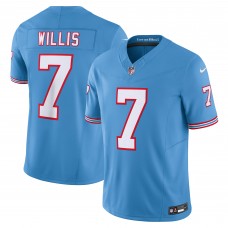 Джерси Malik Willis Tennessee Titans Nike Oilers Throwback Vapor F.U.S.E. Limited - Light Blue
