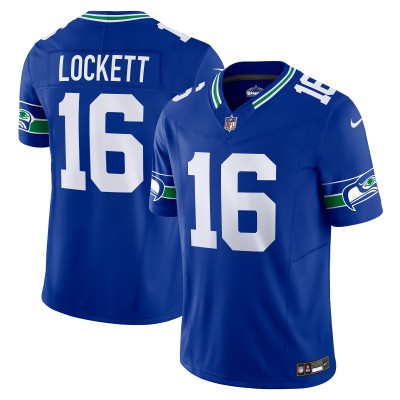 Джерси Tyler Lockett Seattle Seahawks Nike Throwback Vapor F.U.S.E. Limited - Royal