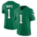 Игровая джерси Jalen Hurts Philadelphia Eagles Nike Vapor F.U.S.E. Limited - Kelly Green