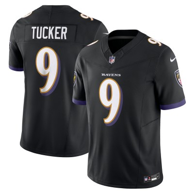 Джерси Baltimore Ravens Justin Tucker Nike Black Vapor F.U.S.E. Limited