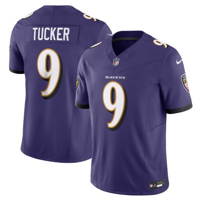 Джерси Baltimore Ravens Justin Tucker Nike Purple Vapor F.U.S.E. Limited