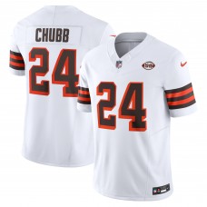 Игровая джерси Nick Chubb Cleveland Browns Nike Vapor F.U.S.E. Limited - White