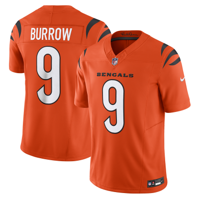 Джерси Cincinnati Bengals Joe Burrow Nike Orange Vapor F.U.S.E. Limited
