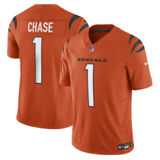 Джерси Ja'Marr Chase Cincinnati Bengals Nike Vapor F.U.S.E. Limited - Orange Джерси Ja'Marr Chase Cincinnati Bengals Nike Vapor F.U.S.E. Limited - Orange