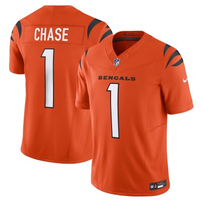 Джерси Ja'Marr Chase Cincinnati Bengals Nike Vapor F.U.S.E. Limited - Orange