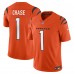 Джерси Ja'Marr Chase Cincinnati Bengals Nike Vapor F.U.S.E. Limited - Orange