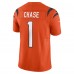 Джерси Ja'Marr Chase Cincinnati Bengals Nike Vapor F.U.S.E. Limited - Orange