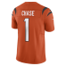 Джерси Ja'Marr Chase Cincinnati Bengals Nike Vapor F.U.S.E. Limited - Orange
