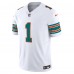 Игровая джерси Tua Tagovailoa Miami Dolphins Nike Vapor F.U.S.E. Limited - White