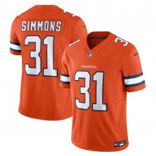Джерси Justin Simmons Denver Broncos Nike Vapor F.U.S.E. Limited - Orange