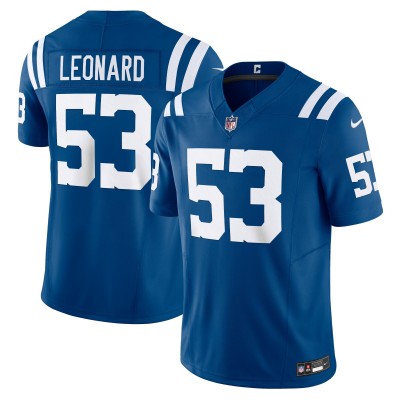 Игровая джерси Shaquille Leonard Indianapolis Colts Nike Vapor F.U.S.E. Limited - Royal