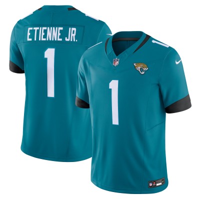 Джерси Travis Etienne Jacksonville Jaguars Nike Vapor F.U.S.E. Limited - Teal