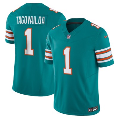 Игровая джерси Miami Dolphins Tua Tagovailoa Nike Aqua Vapor F.U.S.E. Limited