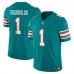 Игровая джерси Miami Dolphins Tua Tagovailoa Nike Aqua Vapor F.U.S.E. Limited