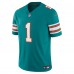 Игровая джерси Miami Dolphins Tua Tagovailoa Nike Aqua Vapor F.U.S.E. Limited