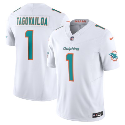 Джерси Tua Tagovailoa Miami Dolphins Nike Vapor F.U.S.E. Limited - White